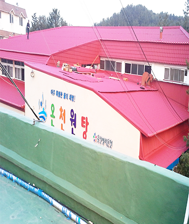 상가지붕공사,지붕공사,외벽리모델링,칼라강판,포스코강판,포스코칼라강판,포스코정품,징크,리얼징크,지붕개량,옥상방수,옥탑공사,현대강판,현대상사